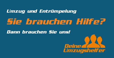 Deine Umzugshelfer Flyer Front